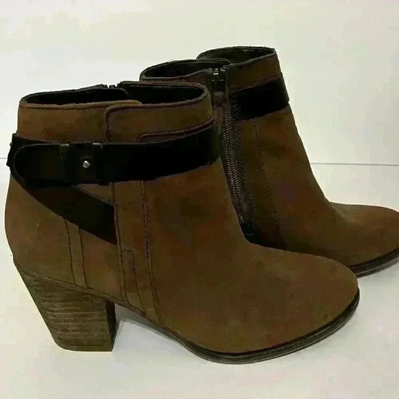 Franco Sarto Suede Booties Size 6.5 - Picture 1 of 8
